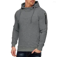 Men's Hoodies Winter Sweatshirt Moletom Long-sleeved Zipper Utility Tops Men Sweatshirts