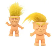 2020 Donald Trump Troll Doll Funny Trump Simulation Creative Toys Vinyl Action Figures Hair Dolls Funny Hand Play Toy ChilDre9432100