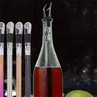 Bar Tools Pourer Ice Bucket Stainless Steel Barware Wine Pourers With Chill Rod Bottle Coolers Chiller Stick Spout Aerator Freezing Rod 9 3pp E3