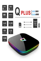 Q Plus Allwinner H6 Smart Android 90 TV Box 4GB 32GB 4K H265 USB30 PK X96 MAX Set Top Box4527911