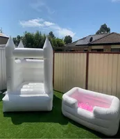 ship Inflatable bouncy castle wedding bounce house with Kids Ball Pit Baby Balls Pool Foam Swimming Pools for Birthday Party 212w7313356