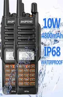 2PCS Baofeng UV9R Plus 10W 4800mAh Dual Band 136174400520MHz IP68 Waterproof Ham Radio BFUV9R Walkie Talkie 10KM Range 2108172366800