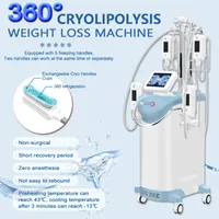 Cryolipolysis Machine Fat Burn Body Contouring 5 Handles Cryo Freezing Slimming Equipment
