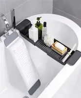 Tub Bathtub Shelf Caddy Shower Expandable Holder Rack Storage Tray Over Bath Multifunctional Organizer A10 19 Dropship T200413286T4695847