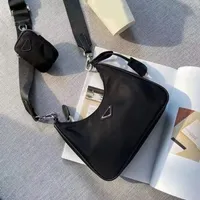 Triangle nylon bolsas de lujo bolsas para hombros diseñador billetera para hombres sac color sólido plegable 3 piezas Travel Crossbody Bolse para mujeres Venta de liquidación de mujeres Bumbag