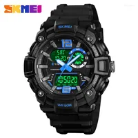 Wristwatches SKMEI Multi-Function Sport Men Watch Digital 1529 Fashion Dual Display Quartz Analog Waterproof 5Bar Montre Homme