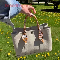 Herme Designer Bags Garden party Bag for Women Handbags price H Same style cowhide garden wide shoulder strap