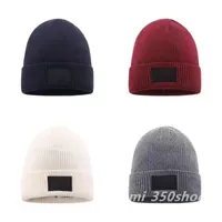 Hot New Fashion Beanies TN Brand Men Autumn Winter Hats Sport Knit Hat Thicken Warm Casual Outdoor Hat Cap Double Sided Beanie Skull Caps c35