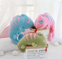 Plush Toy 45cm Green Lizard Pillow Plush Dolls Cartoon Chameleon Plush Doll Children039s Day Gift UPS or DHL6663715