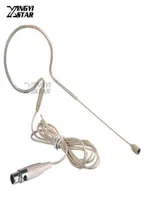 Mini XLR 4 Pin TA4F Wired Single Earhook Condenser Mic Headset Microphone Microfone Microfono For UHF Wireless System BodyPack Tra1375250
