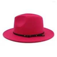Berets Chapeu Feutre Design Women's Feminino Woolen Hat For Laday Wide Brim Sombreros Jazz Cap Panama Fedora Top