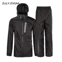 Men's Tracksuits 2022 Waterproof Suit Outdoor High Quality Adult Split Rain Set Unisex Jacket And Pants Suits