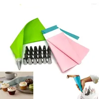 Baking Tools 26PC Cake Decorating Pipe Icing Nozzles Supplies Stainless Steel Dessert Decoration Kitchen Accessories