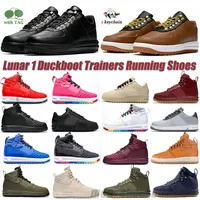 men women boots shoes Lunar 1 Duckboot mens womens trainers sports sneakers Pink Multi-Color Obsidian Black Grey Blue Gold Burgundy with tag