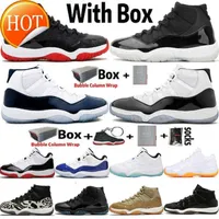 2022 With Box Jumpman High Og 11 11s Mens Basketball Shoes Animal Instinct 25th Anniversary Bred Unc Gamma Blue Concord Sneakers Men Women