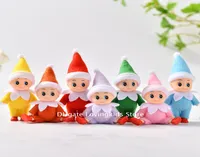 DHL 100 PCS Baby Elf Doll with feet shoes Christmas Baby Elf Dolls with Movable arms and legs Baby Toys Kids Elves5582471