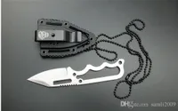 1Pcs Sample Sog Necklace Survival Knife 5860HRC 5CR15MOV Steel Satin Blade Outdoor Hunting Tactical Knives Camping Outdoor EDC To8858270