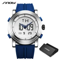 Wristwatches SINOBI Sport Watch Men Wrist es Digital Quartz Clock Movement Waterproof Top Luxury Brand Chronograph Male Reloj 221129