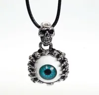 New Demon Evil Eye Necklaces Pendants Punk Skull Pendant Men Personalized Necklace Vintage Resident Evil Eye Collares9235274