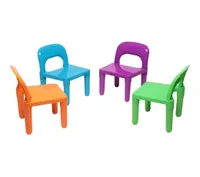 子供のテーブルキッズテーブルと4つの椅子セットのプラスチックテーブルと椅子の子供用1つの机と4つの椅子50x50x46cm