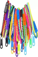 DHL Fidget Bracelets Toys Party Zipper Bracelet 75 Inges Toy Sensory Neon Color Friends for Kids adual1046607