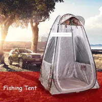 Tents And Shelters Winter Fishing Tent Single Person Waterproof Summer Up Portable Automatic Opening Outdoor Rainproof UV Protection