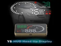 Head Up Display 35inch Car HUD Vehicle Speed KMh MPH Overspeed Warning Windshield Compatible with OBD II EOBD System Model Cars1805510