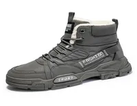 Martin Designer Boots Snow Boot Men أحذية أحذية أحذية أحذية رياضية فاخرة شتاء سلس جلدي كاحل نصف أسود أبيض بوردو PL9691544