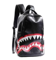 Men039s Backpack Travel handBag Fashion Lattice Backpack Student Schoolbag Large Capacity Shark Bag Street Man 22056256095374