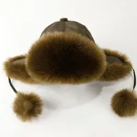 Berets Earflap Cap Useful Men Women Outdoor Cycling Winter Headwear Warm Hat Cold Protection For Shopping