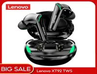 Lenovo XT92 TWS Kulaklık Kablosuz Bluetooth Kulaklıklar AI Kontrol Oyun Kulaklık Seti Stereo Bas Mikrofon Gürültü azaltma VS XT906470130