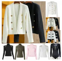 Kobiety i koszulki luksusowy swetra z ładnymi dużymi guzikami szczupłowy czarny body seksowne multi kolorowe modele plus size s do xl