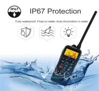 R￩cent RS38M VHF Marine Radio Builtin GPS 156025163275MHz Trawatch Triwatch IP67 Walkie Talkie Talkie4604770