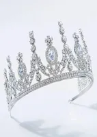 2019 Bling Cheap Tiaras Crowns Свадебные украшения хрустал целая мода девочки вечерние выпускные вечеринки аксессуары Headpie7407646