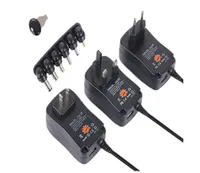 30W Power Adapter 3V 45V 5V 6V 75V 9V 12V ACDC Charger 5V 21A USB Port With DC Tips5182864