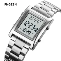 Wristwatches Fashion Mens Digital Watches Luminous Waterproof Male Clock Electronic Wristwatch Relogio Masculino Montre Homme Alarm 221129
