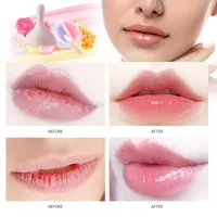 Lip Gloss Two Color Mask Repairing Lines Moisturizing Care Jelly Makeup Primer Plumping Products 2022