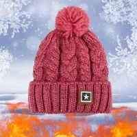 Ball Caps Kat Outdoor Knitted Cute Protection Five-star Hat Woolen Warm All- H Ear Cycling Baseball