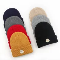 Brand Beanies Unisex Knitted Cap Man And Women Canada Warm Ski Bonnets Hats Cuffed Hat