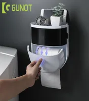 Schuss tragbarer Toilettenpapierhalter Wallmount Toilettenpapierspender für Badezimmer Multifunktion