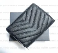 Top quality Genuine leather purses Luxury designer Womens card holders Wallets men Original single Coin holder Women Key Wall6274028
