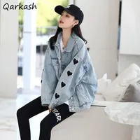 Women's Jackets Women Autumn Print Fashion Retro All Match Mujer Single Breasted Chic Ulzzang College Loose Harajuku Ropa Fit Elegant