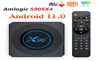 X96 X4 Amlogic S905X4 Android 110 TV Box 4GB64GB Wifi Smart RGB Light Media Player 8K Set Top Boxes7179312