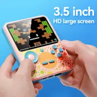 G6 Handheld Portable Video Game Console 3.5 Inch Screen Support 2 Players Retro Gaming Machine For Kids Gifts