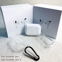 For Bluetooth Earphones Airpods pro 2 airpod 3 Headphone Accessories Solid Silicone Cute Protective Cover 2nd generation Wireless Charging Shockproof Case