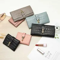 Head leather versatile women's Long Wallet New Leather Women's wallet large capacity simple handbag