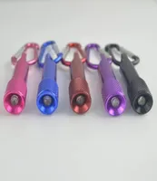 Portable Mini LED Flashlights Keychain Alloy Small Torch Gadget With Carabiner Ring Keyrings Flashlight Light Creative Gifts3925742