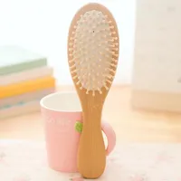 Est Wooden Bamboo Hair Vent Brush Brushes Care and Beauty Spa Massager Massage Comb 225 60mm LX8240