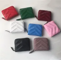 High quality fashion women039s purse leather purse single zipper purse women039s short classic wallet box card5145662