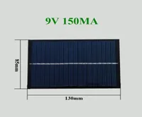 30pcs Panel solar pequeño 9V 150MA 135W 130 mmx85 mm para batería de 36V7818309